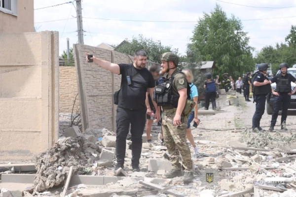 Пошкодження від російської атаки на Запоріжжі