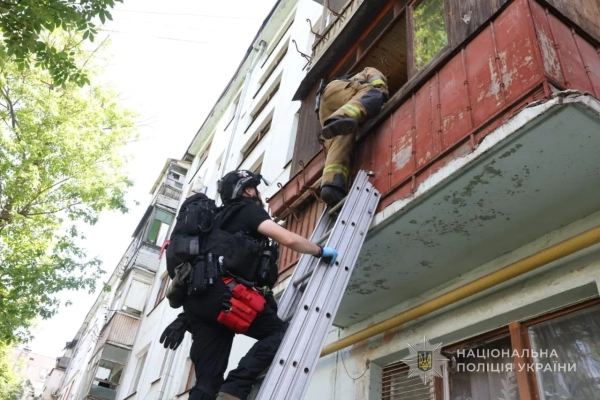Постраждалі будівлі в Запоріжжі